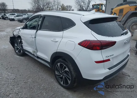 2021 Hyundai Tucson Sport z USA, uszkodzony, nr VIN KM8J33AL2MU328231